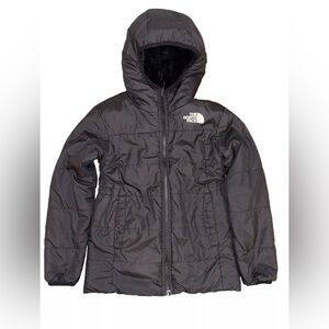 Girls Small 7/8 Reversible North Face Jacket Black Gently Used Orig. $120